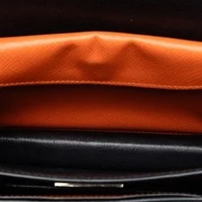 Prada Lux Sound Lock Satchel Peacock 4