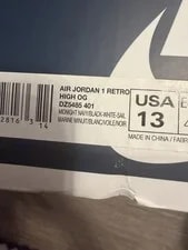 Size 13 - Air Jordan 1 Retro OG High 2