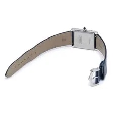 Cartier Tank Mast LM WSTA0055 Blue Lacquer Quartz 4