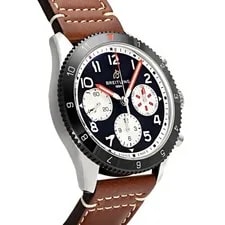 Breitling Classic Avi Chronograph 42 Mosquito Y233801A1B1X1 Black White Dial 2