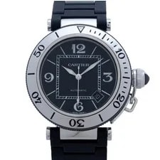 Cartier — Cartier Pasha C W31043M7 Automatic Stainless Steel Black — Watch — resale
