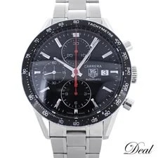Carrera — TAGHeuer Carrera Caliber 16 Chronograph CV2014 Black Dial Stainles — Watch — resale