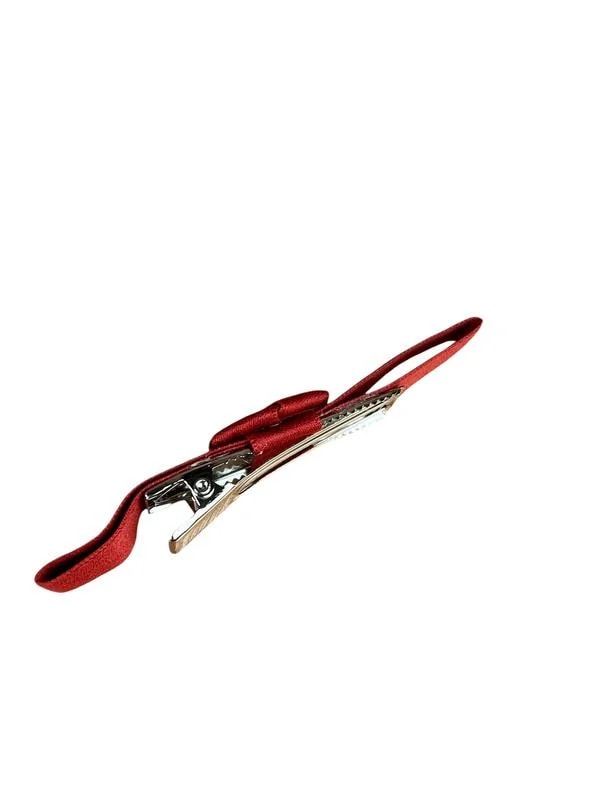 Valentino Re-Purposed Ribbon Bow Hair Clip 4