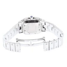 Cartier Santos Galbe SM W20054D6 24mm SS Silver #C18557 3