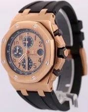 Papers Audemars Piguet Royal Oak Offshore Champagne Black 18K 42mm 26470OR BOX 3