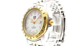 Tag Heuer 155.706 WS1120 1500 GMT Gold White 200m Quartz Japan 3