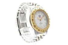 Tag Heuer 155.706 WS1120 1500 GMT Gold White 200m Quartz Japan 4