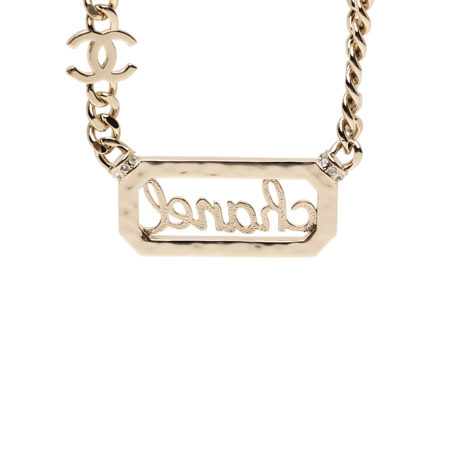 CC Strass Logo Choker 3