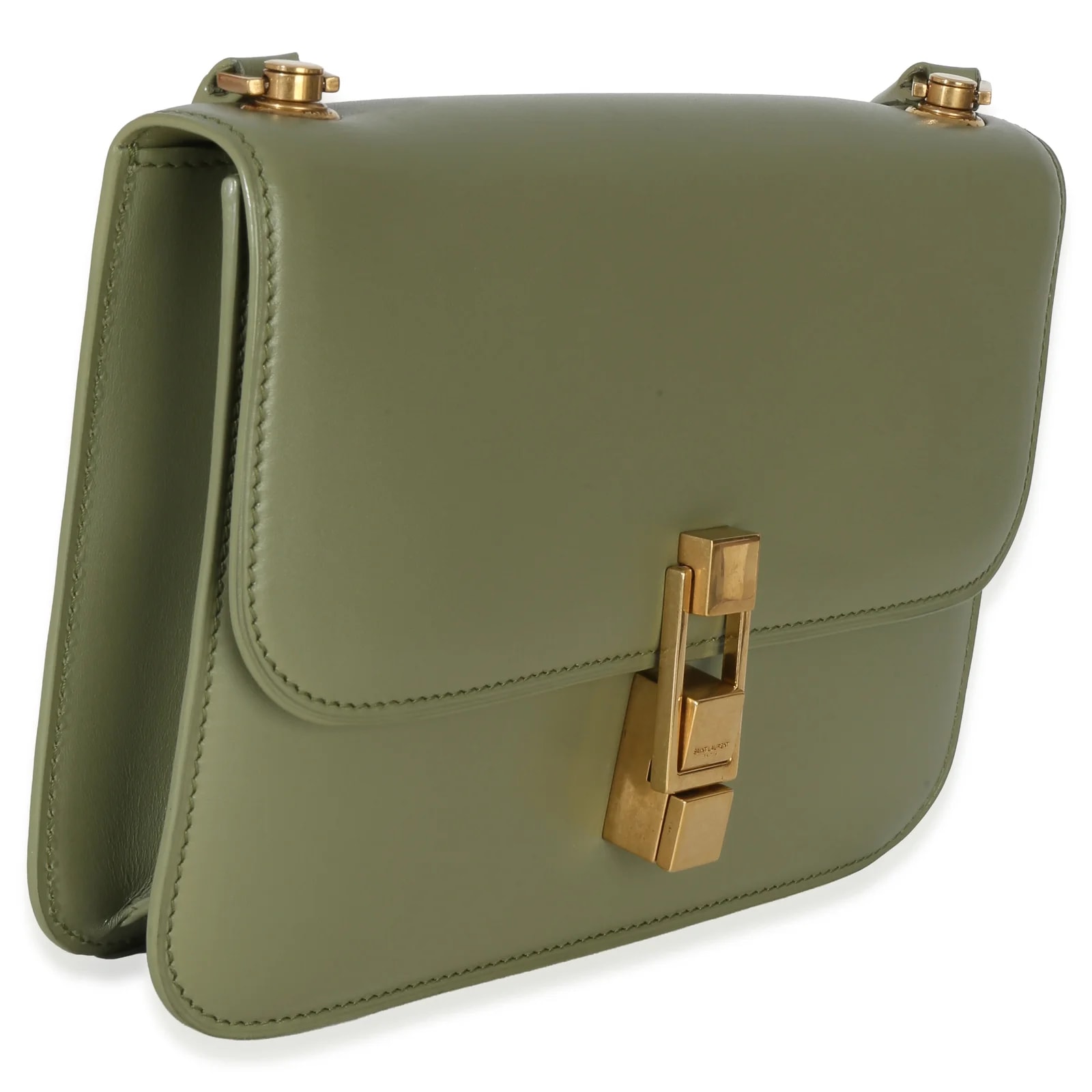 Saint Laurent Light Smooth le Carre Satchel 3