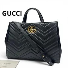 Gucci — Gucci GG Marmont Top Handle 448054 — Handbag — resale