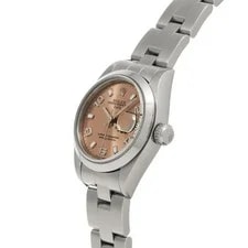 Rolex Oyster Perpetual Date 69160 26mm Stainless Steel Pink #WW6728 2