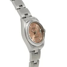 Rolex Oyster Perpetual Date 69160 26mm Stainless Steel Pink #WW6728 3