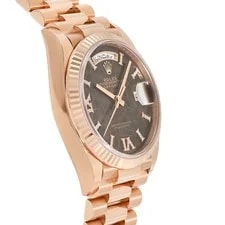 Rolex Day Date 128235 Automatic Winding 36mm Dark Brown/Rome Vi/ix Diamond 2