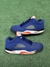 Air Jordan — Size 11.5 - Air Jordan 5 Retro Low Knicks — Sneaker — resale