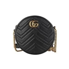 Gucci — Gucci 550154 GG Marmont Mini Round Crossbody 34245K 124237058 [P] — Handbag — resale