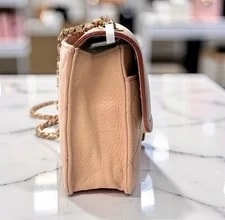 Chanel Small Flap Milk Tea Grained Full Set 3