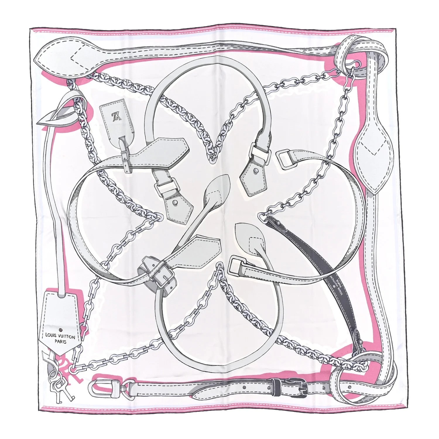 Louis Vuitton — Square Handle Me Scarf — Accessory — resale
