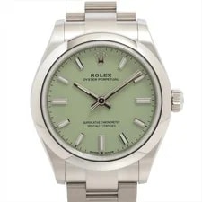 Rolex — Rolex Oyster Perpetual 31 277200 SS AT Pistachio Dial — Watch — resale