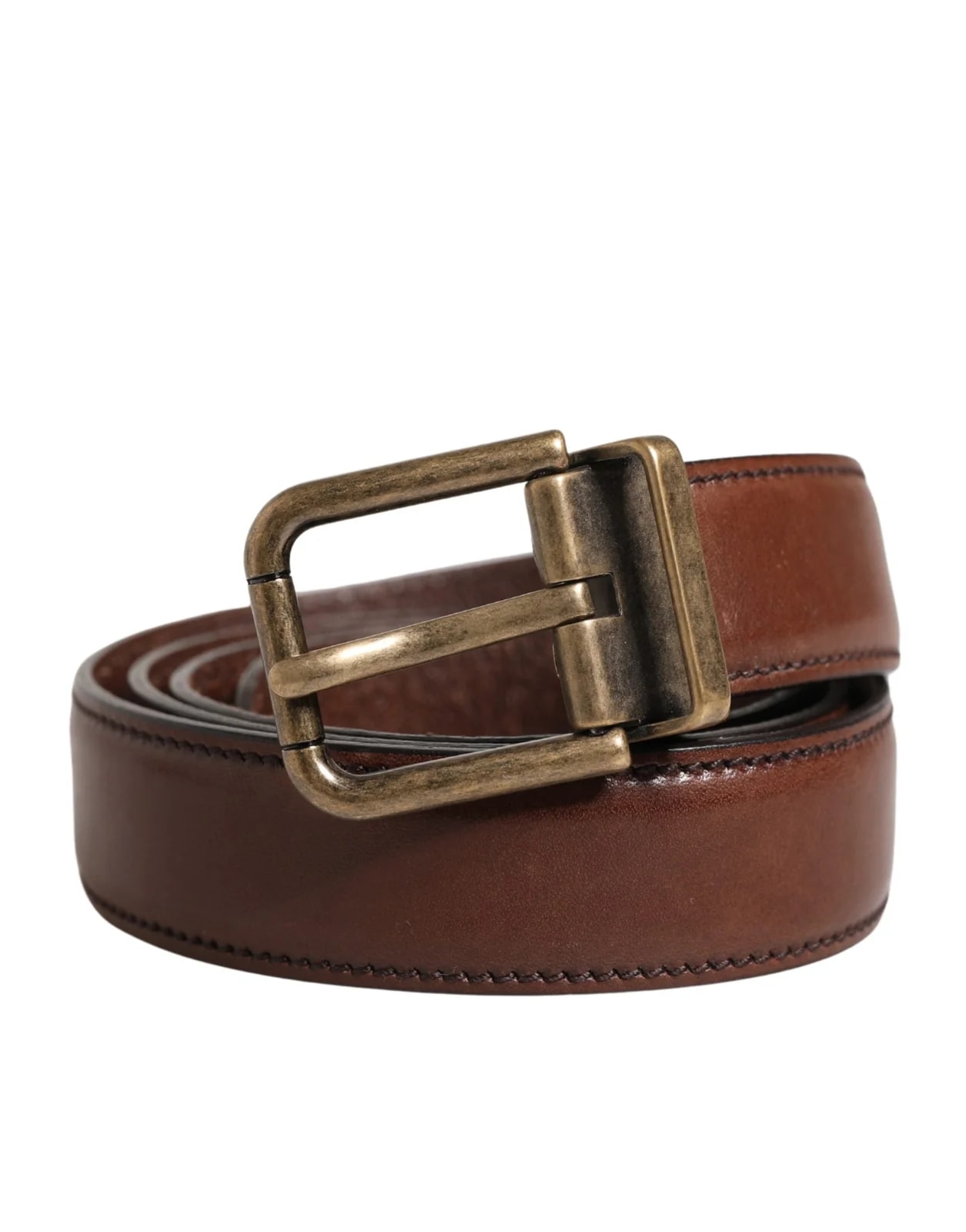 Dolce & Gabbana — Dolce & Gabbana Classic Metal Oval Buckle Belt — Accessory — resale