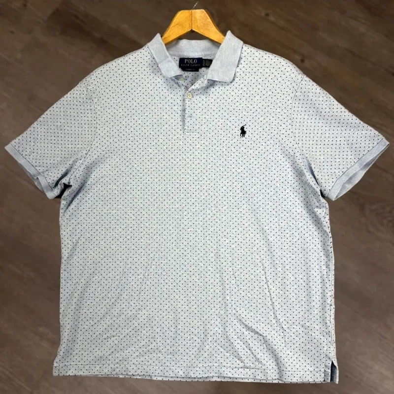 Polo Ralph Lauren — Polo Ralph Lauren Polo Shirt XL Polka Dots Classic Fit Pony Rugby — streetwear — resale
