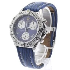 Breitling — Breitling Chronomat A53035 38mm SS Navy / Silver #C12443 — Watch — resale