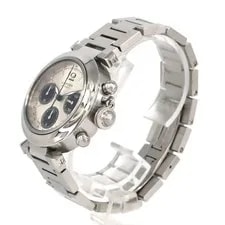 Cartier Pasha C Chronograph W31048M7 SS Automatic From Japan 2