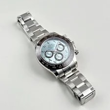Rolex Daytona 116576TBR Platinum Ice Blue Arabic Dial Diamond Baguette Bezel 3