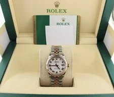 2019 Rolex Datejust 278271 White Roman Dial TT Jubilee Rose With Papers 31mm 3