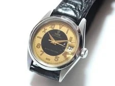 Tudor — Tudor Oyster 7992-0 Small Rose Manual Wind Gold Black Dial — Watch — resale
