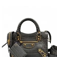 Balenciaga — Balenciaga Mini City Embossed (ws071526b7r) — Handbag — resale