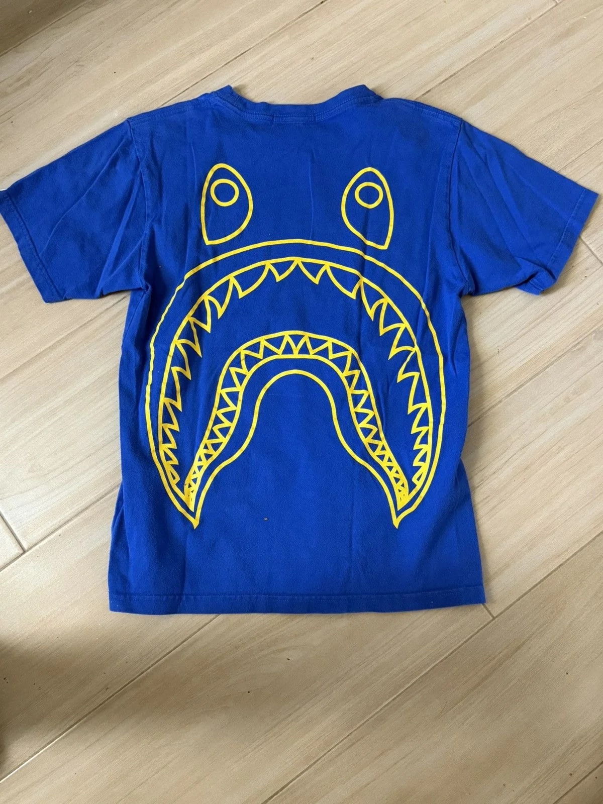 Authentic Bape A Bathing Ape WGM Shark T-Shirt — streetwear — resale