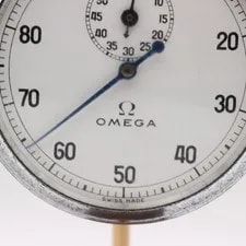 Omega Mechanical Stopwatch Swiss Made White Dial 4