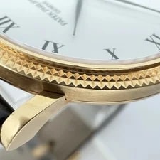 Patek Philippe 3919J Calatrava 33mm 18K Yellow Gold White Porcelain Dial 4