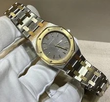 Audemars Piguet Royal Oak Midsize 18K Yellow Gold/SS Quartz 2