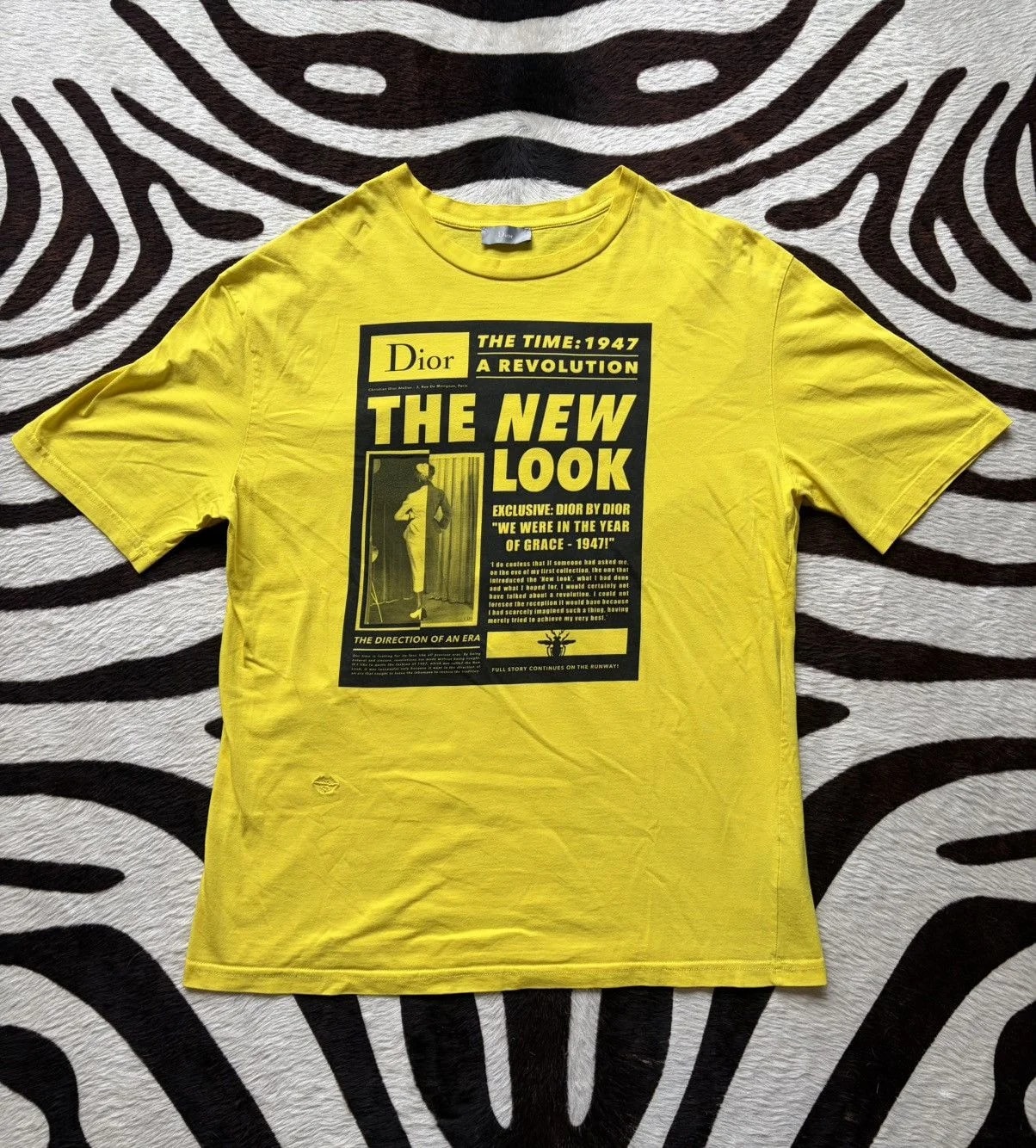 Dior — Homme “The New Look” T-shirt Tee — streetwear — resale