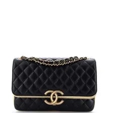 Chanel — Chanel CC Chic Double Flap Quilted Medium — Handbag — resale