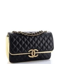 Chanel CC Chic Double Flap Quilted Medium 2