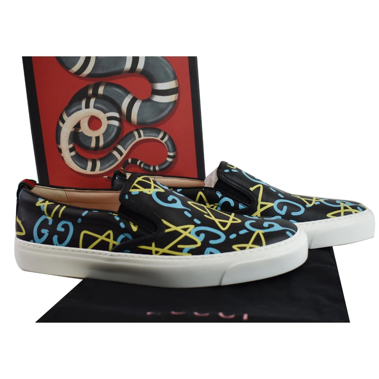 Gucci Ghost Print Slip-On Size 9 - Last Call 3