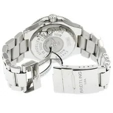 Breitling Super Ocean A32380 42mm SS Black Dial Automatic GMT Date #C288 2