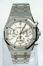 Audemars Piguet — Audemars Piguet 26240ST – Royal Oak Self-windi Chronograph White Dial — Watch — resale
