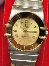 23mm [N. ] 1980s Omega Constellation 18K Gold SS Quartz 2
