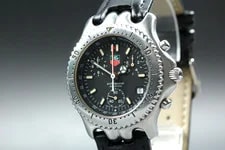 TAG Heuer S/el Professional 200m CG1110-0 Chronograph Date Black Dial Quartz 4