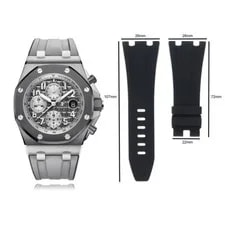 🔥 44mm Audemars Piguet Royal Oak Offshore AP Rubber Strap Band 26400 2