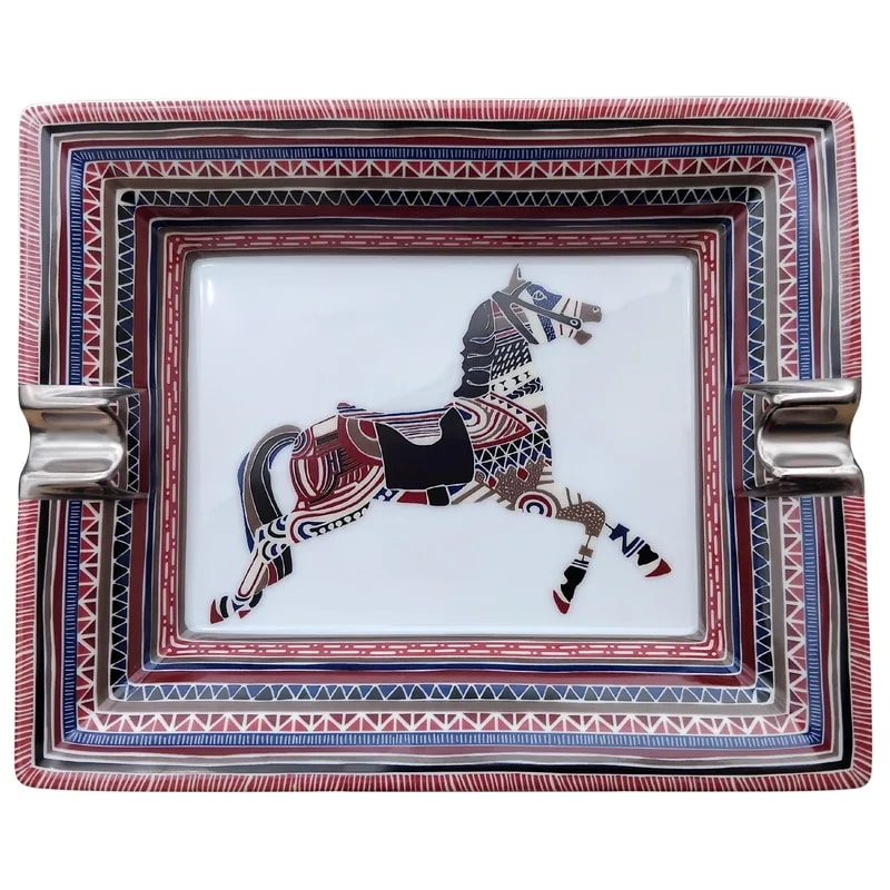 Hermès — Hermès Horse Cigar Ashtray Change Tray Porcelain — decorative_object — resale