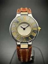 Cartier 21 Must de Ivory Dial Ref - 125000P 4