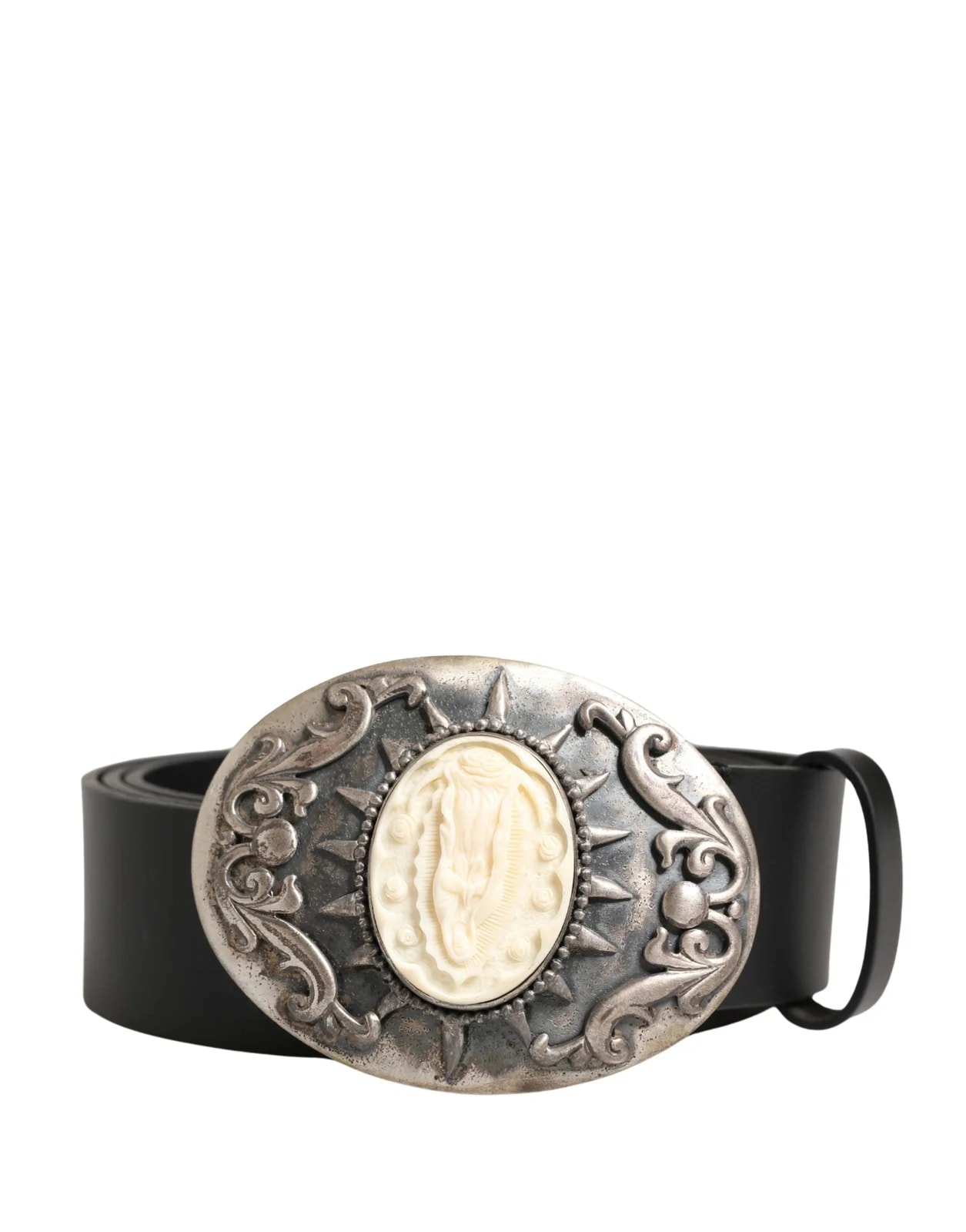 Dolce & Gabbana — Dolce & Gabbana Ornate Metal Buckle Belt — Accessory — resale