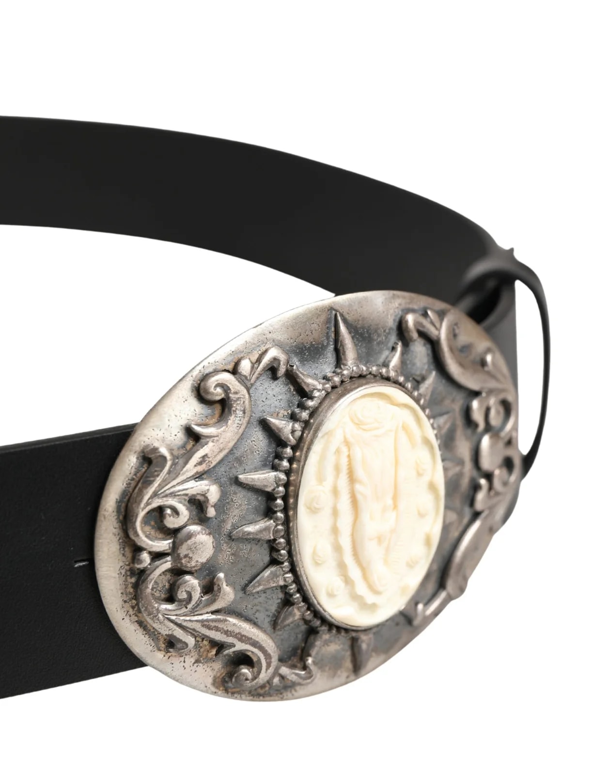 Dolce & Gabbana Ornate Metal Buckle Belt 3