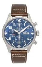 IWC Pilot le Petit Prince 3777 Chronograph Steel Blue 43mm B/B IW377714 2