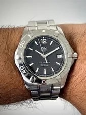 TAG Heuer Aquaracer Automatic 300M Black Dial Steel Date WAF2110 3
