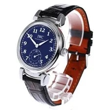 IWC Schaffhausen Davinci IW358102 40mm SS Navy Dial Automatic Small #C159 2